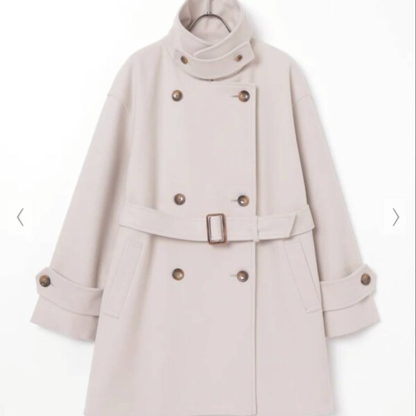 3wayベルト付きコート(ベージュ)